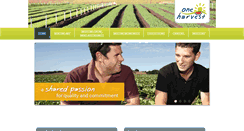 Desktop Screenshot of oneharvest.com.au