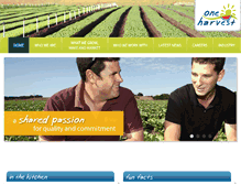 Tablet Screenshot of oneharvest.com.au